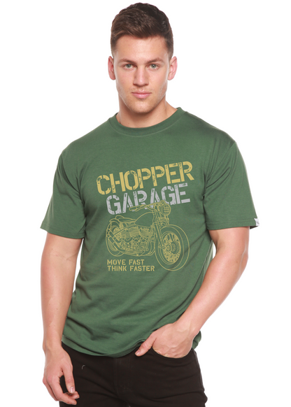 Men's graphic T-shirt by Spun Bamboo featuring bamboo viscose and organic cotton with a printed design, short sleeve and comfortable fit.