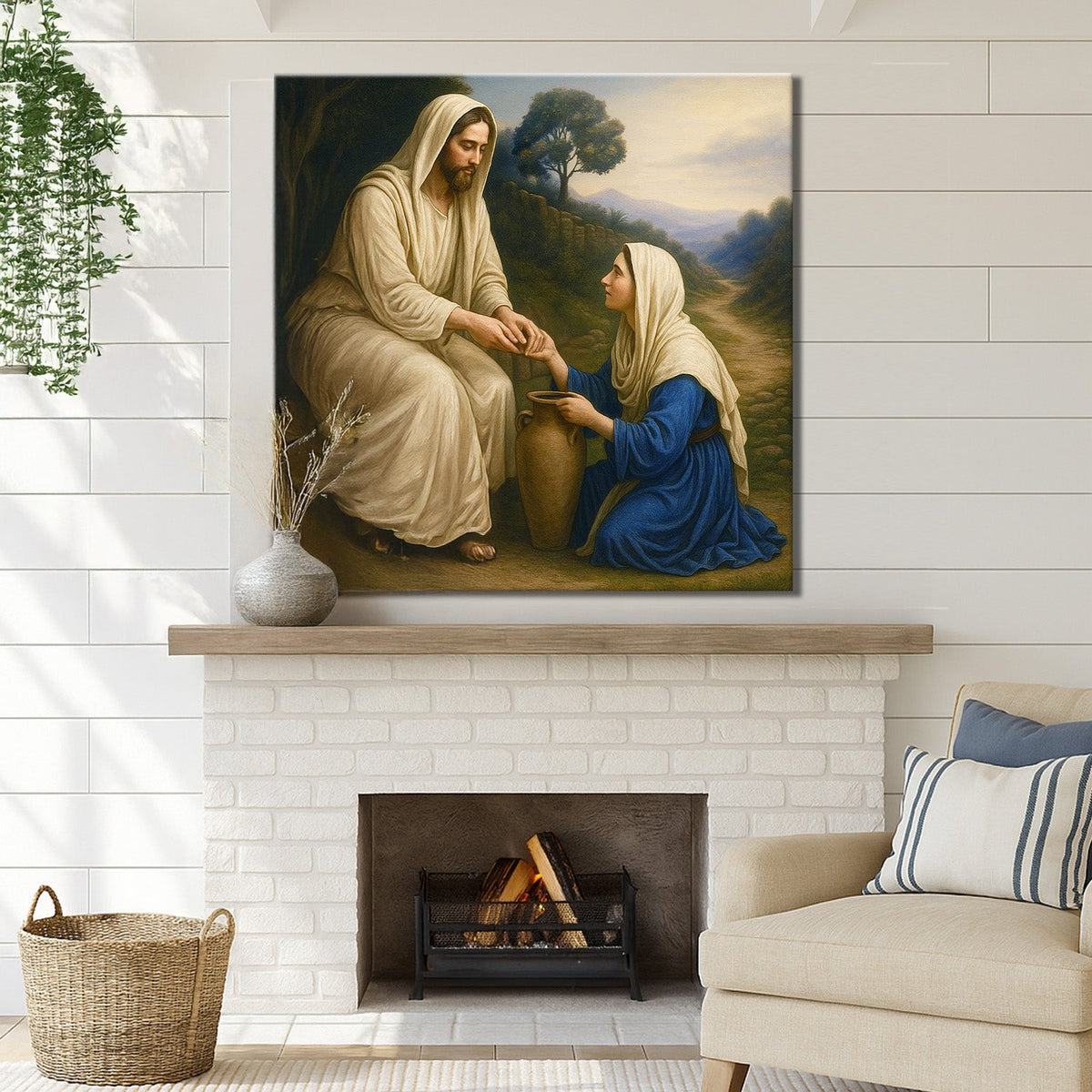 Samaritan at the Well Faith Wall Art