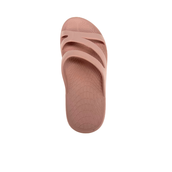 Lucky Feet Shoes women’s Sovella Active Recovery Sandals pink, pink slide sandal for recovery and comfort, W RECOVERY style