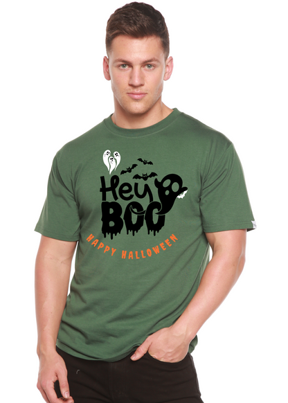 Spun Bamboo men's graphic T-shirt made from bamboo viscose and organic cotton, featuring a printed design on short sleeves.