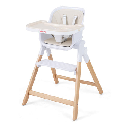Convertible baby high chair with adjustable tray, versatile 4-in-1 design by GBruno Store, suitable for feeding and seating.