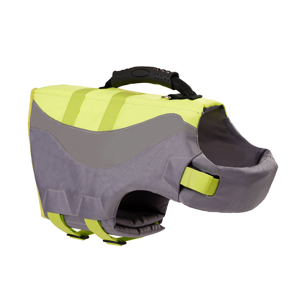 Reflective dog swimsuit life jacket with secure straps for pet water safety