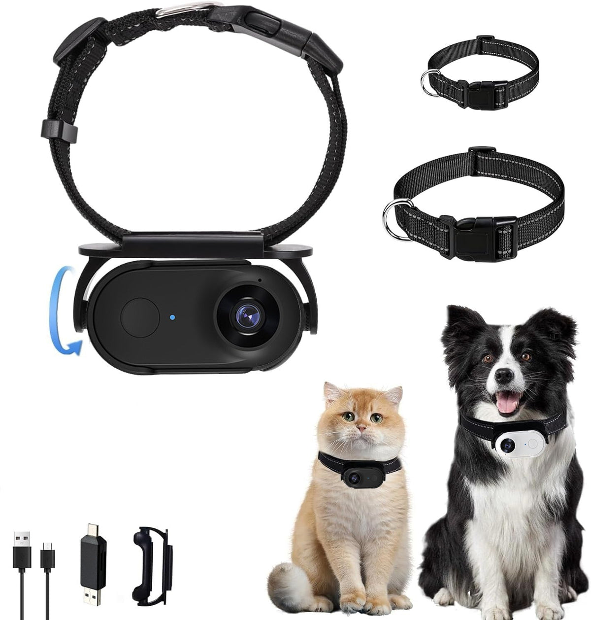 Pet Recorder HD mini magnetic suction camera by My Store, compact black design