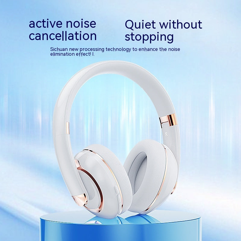 Bluetooth wireless headphones with microphone, over-ear design by My Store