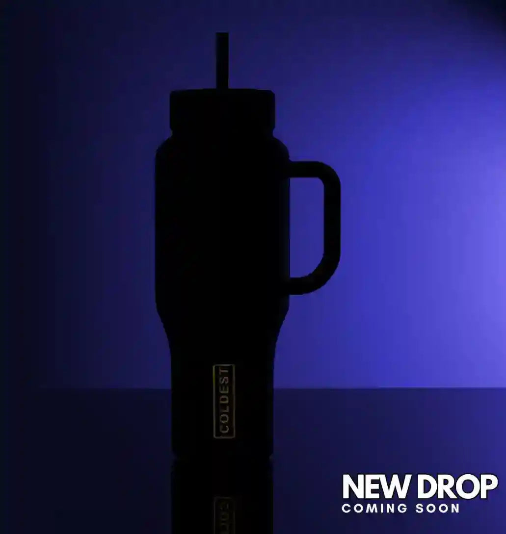 Coldest 6.7oz stainless steel bottle with sleek design, featuring a secure lid and vacuum insulation for keeping drinks cold.