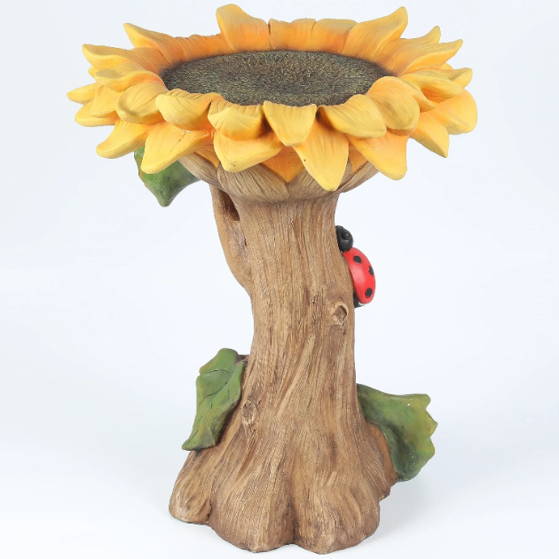 Sunflower Resin Garden Statue for Yard and Patio Decor