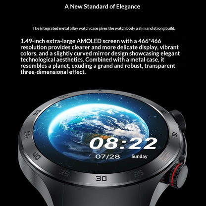 Sports Bluetooth call long-lasting smartwatch with digital display and silicone band