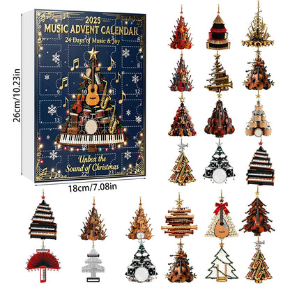 Acrylic blind box Christmas decorations featuring festive holiday designs