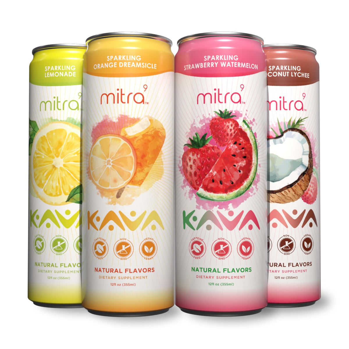 Kava Calm Mix Flavors - Plant-Based Mood Beverage - 12oz