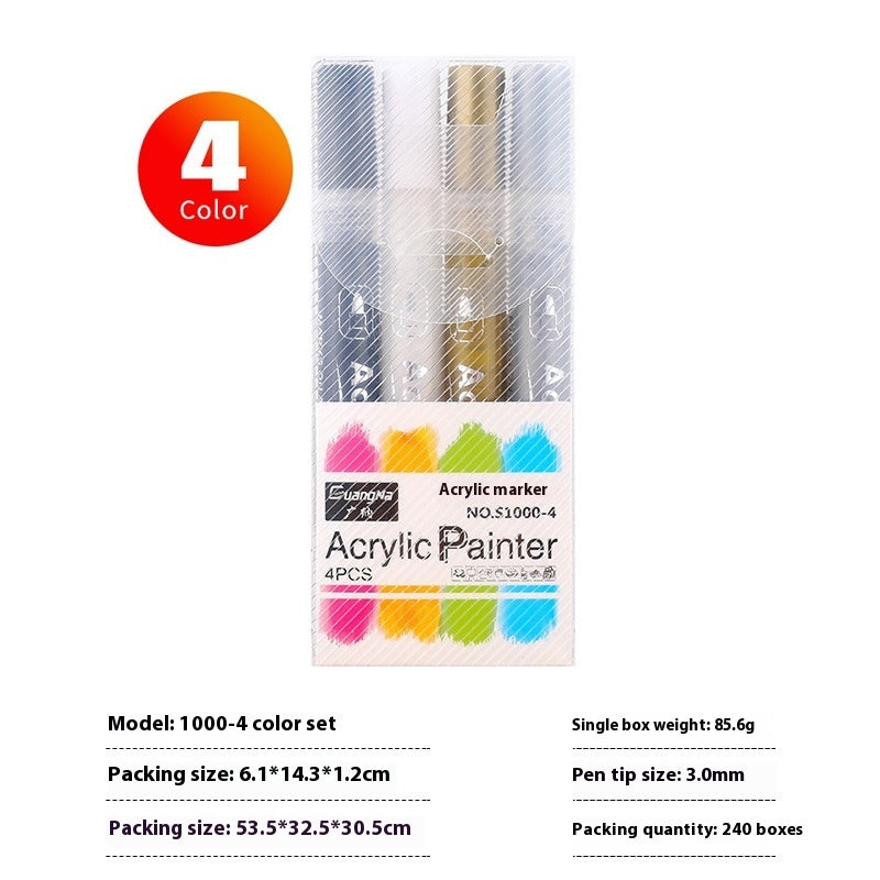 48-color water-based ceramic graffiti marker set for DIY painting and crafts