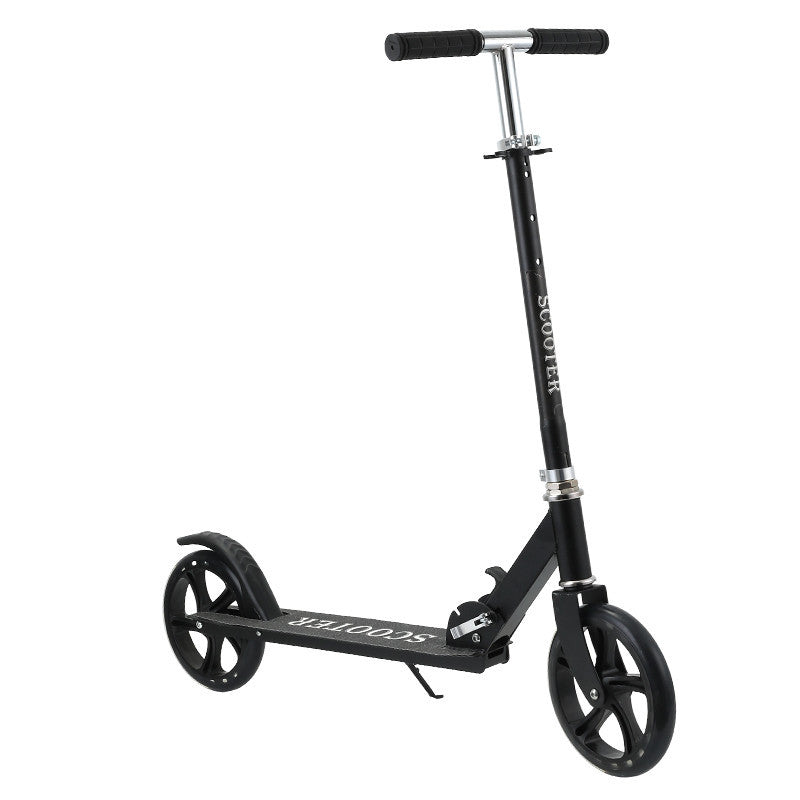 Two-wheeled foldable campus mobility scooter by My Store, compact design shown from the side