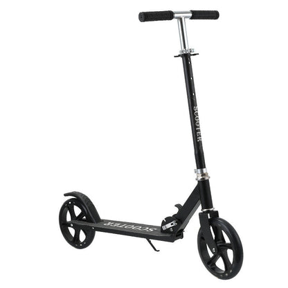 Two-wheeled foldable campus mobility scooter by My Store, compact design shown from the side