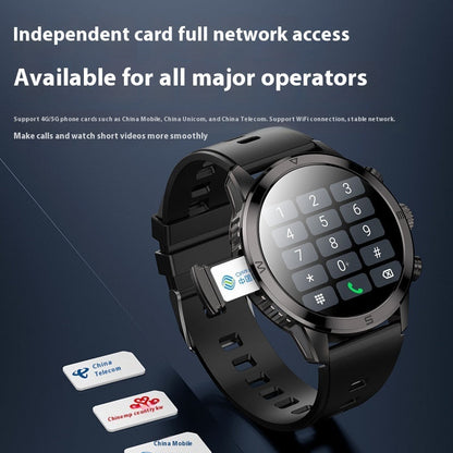 Dual-system wearable waterproof smart watch by My Store, black smartwatch with digital display