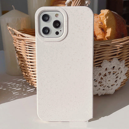 Wheat straw fully degradable protective phone case for Apple iPhone 14 Pro Max