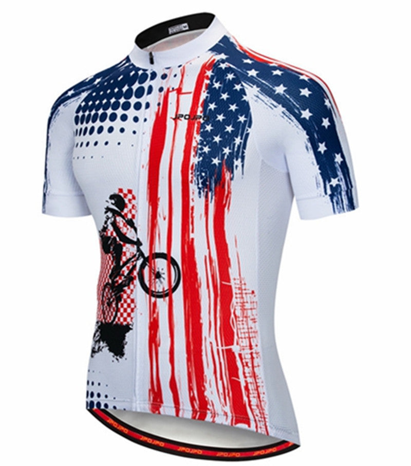 Men's and women's summer cycling jersey tops, breathable outdoor cycling jerseys by My Store