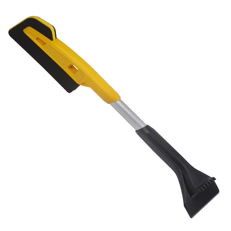 Multifunctional automotive snow shovel with durable handle for clearing snow from vehicles、】【