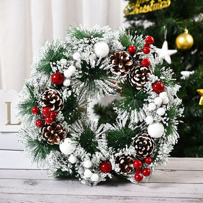 Christmas decorations garland wreath by My Store with festive greenery for holiday home decor