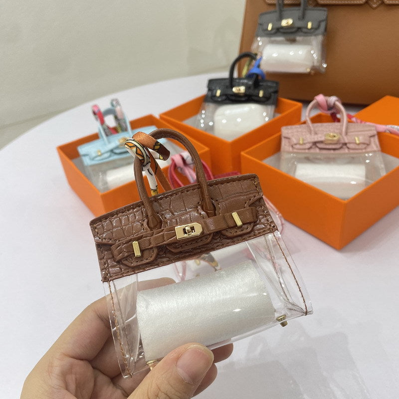 Women's fashion car key case with stylish design, keyring, and protective cover