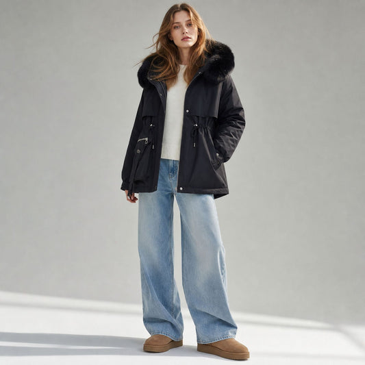 Waist slimming fashion casual jacket in a tailored silhouette by My Store