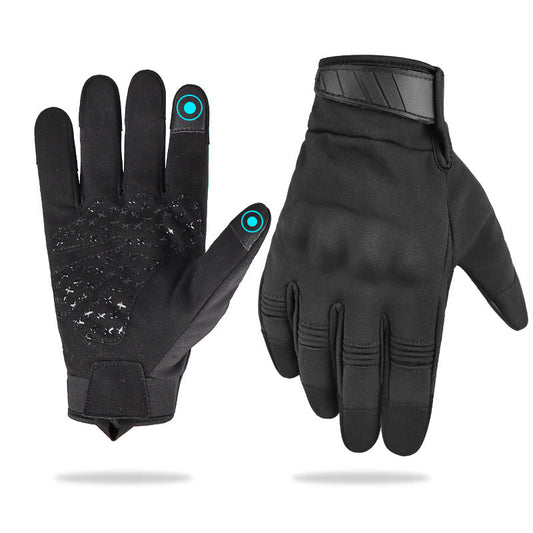 Outdoor multifunctional tactical gloves with touch screen fingertips for motorcycle riding