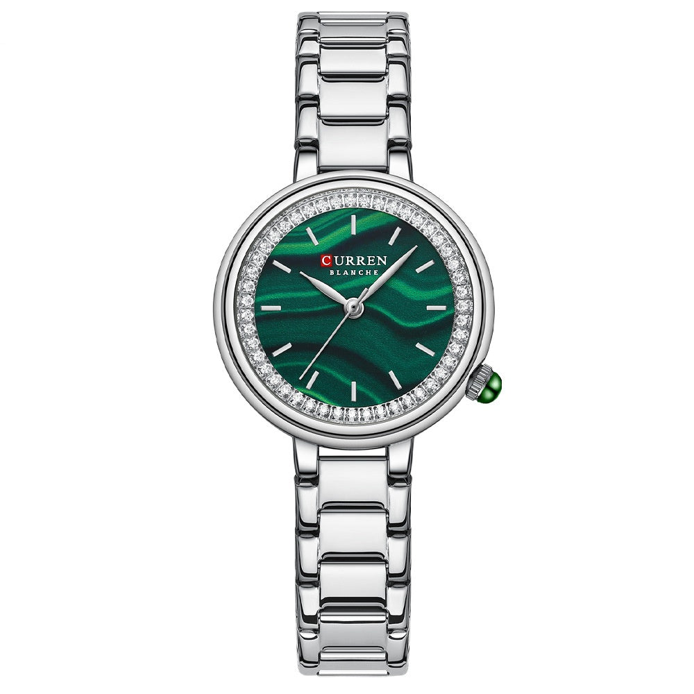 Women's small-dial waterproof wristwatch by My Store with a compact watch face and wristband