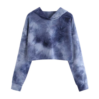 Women's 2020 Autumn Winter Tie-Dye Hooded Sweatshirt - Cozy & Chic in 4 Colors