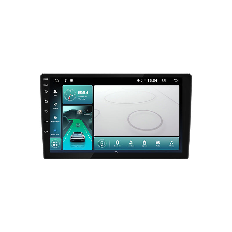 T100 universal 9-inch Android GPS car navigation system with touchscreen display by My Store