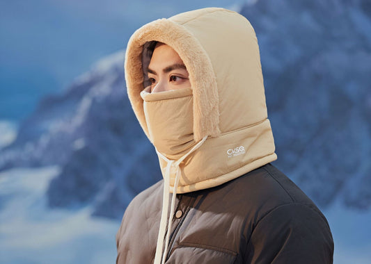 Men's outdoor fleece warm ear protection hat by My Store in a cozy winter design