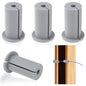 Bewudy 4 Pcs Cable Routing Kit for Starlink Cable Feed Through Bushings for 1" Wall Hole Ethernet Cable Wall Grommet for Cables Wall Grommet for Starlink Cable Routers and Ethernet Adapters(Grey)