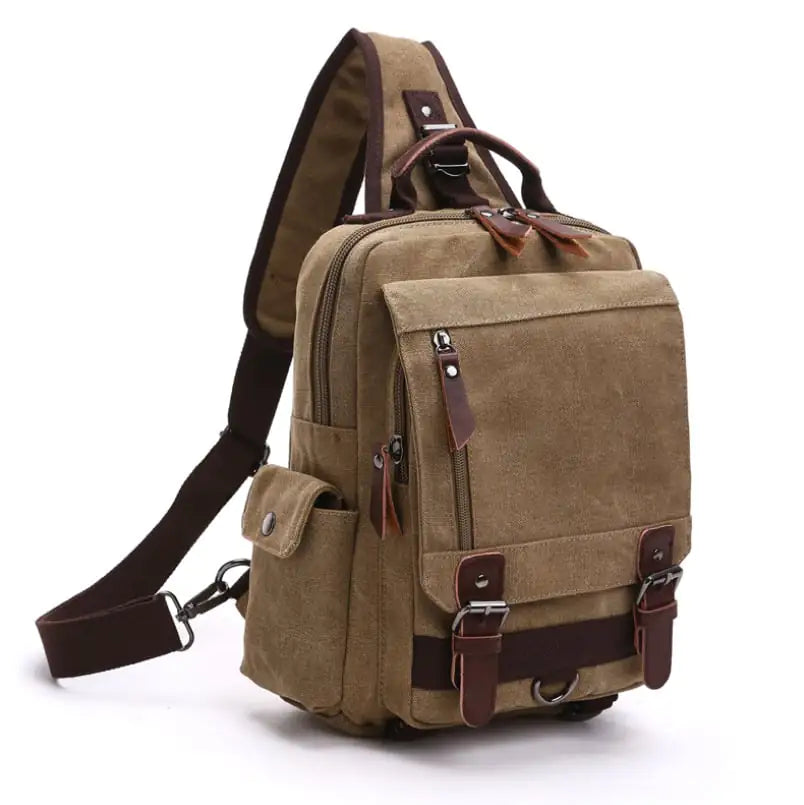 Casual Canvas Backpack for Outdoor Travel