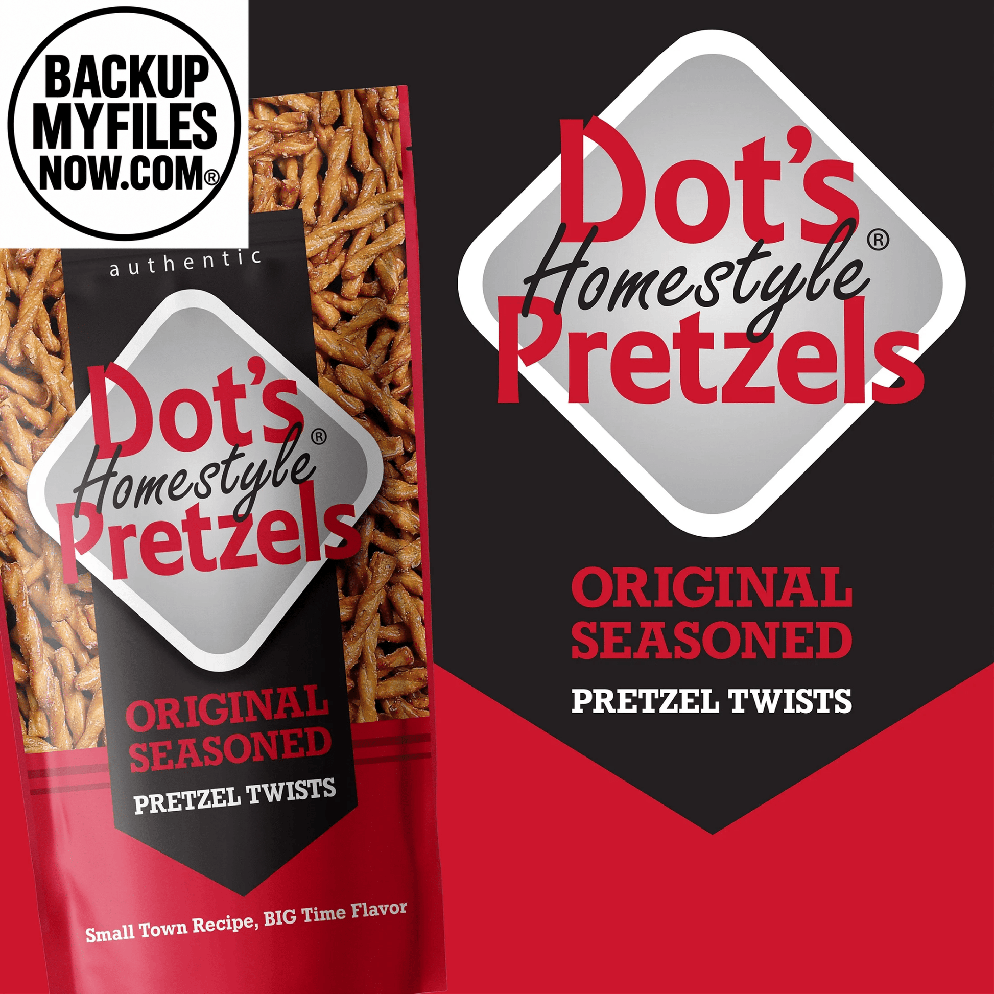 (5 Pack) Dot'S Homestyle Pretzels Original Seasoned Pretzel Twists Snack, 16 Oz - BACKUPMYFILESNOW.COM®
