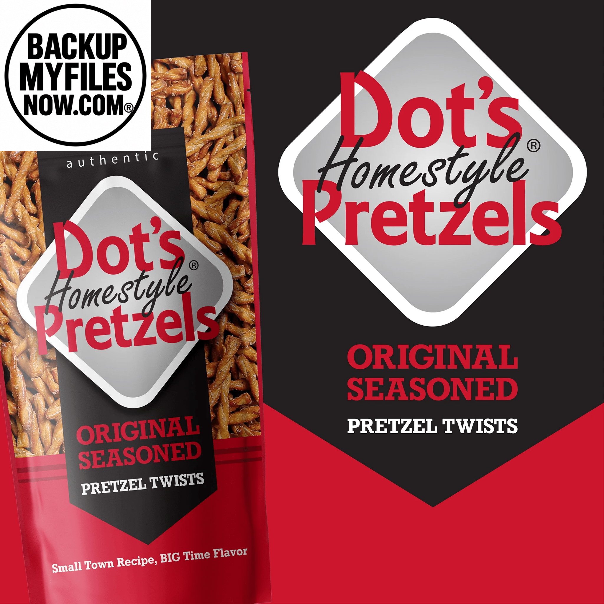 (5 Pack) Dot'S Homestyle Pretzels Original Seasoned Pretzel Twists Snack, 16 Oz - BACKUPMYFILESNOW.COM®