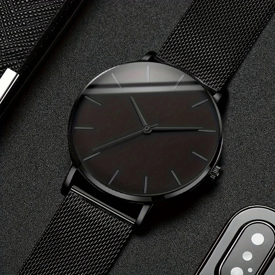 Men's quartz watch with non-mechanical design and classic dial Lasanble