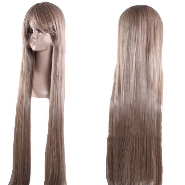 Long straight anime wig by My Store displayed against a plain background