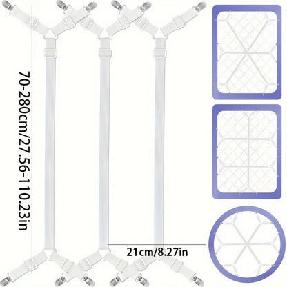 Bed clips sheet cover by My Store securing fitted sheet corners on a mattress