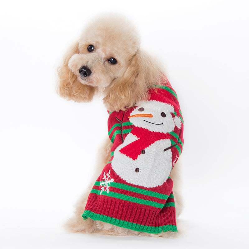 Small Christmas pompom pet dog clothes by My Store
