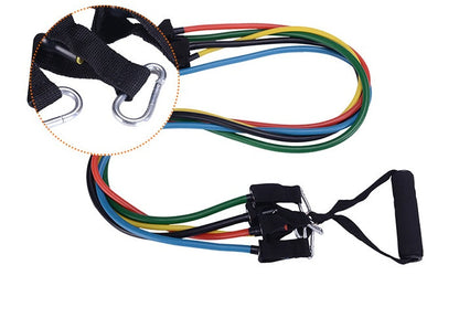 Portable fitness rally equipment in a compact design for active training and recreation