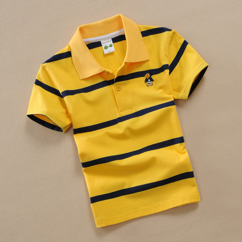 College style boys polo short sleeve T-shirt by My Store