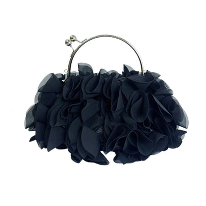 Women's three-dimensional lace casual handbag in a structured design