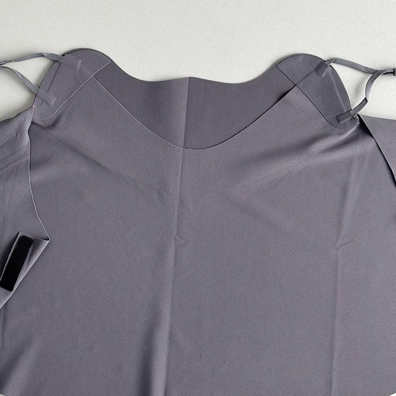Women's half-face breathable UV-protective sun mask in lightweight fabric