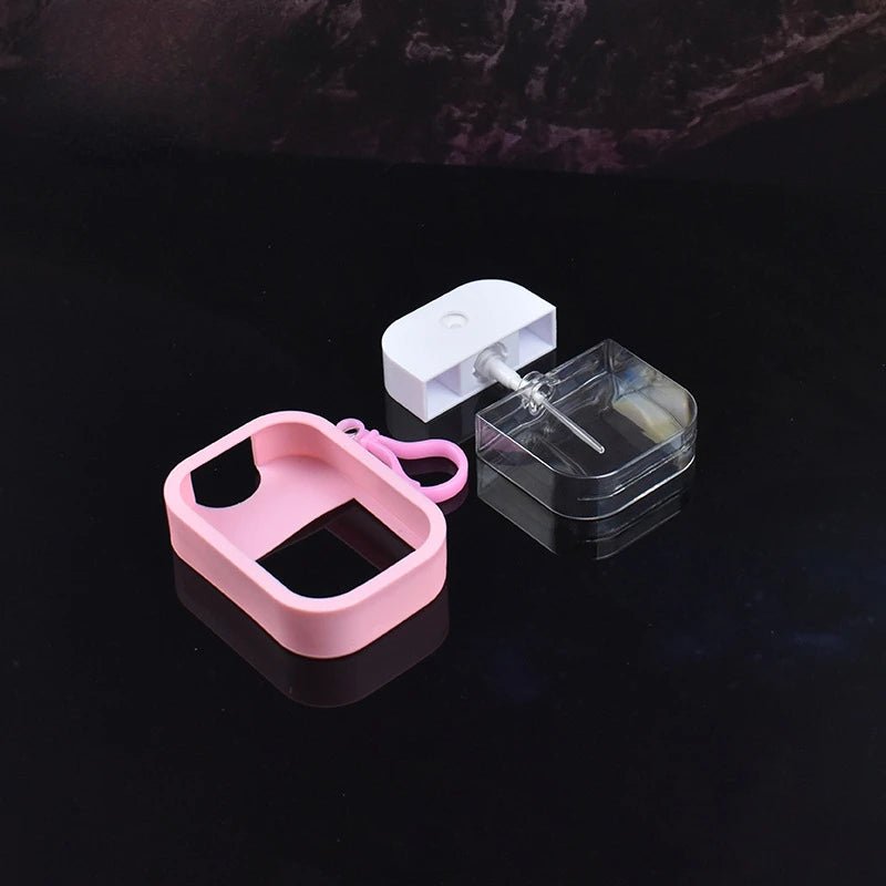 50ml Spray Small Sanitizing Spray Scented Vegan Hand Sanitizer with Keychain Perfume Alcohol Water Spray Bottle Travel Dispenser - BACKUPMYFILESNOW