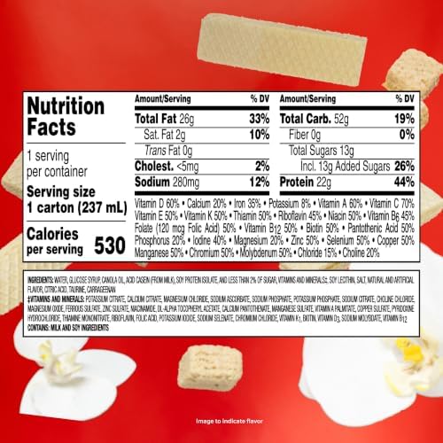 BOOST Very High Calorie Nutritional Drink in Very Vanilla flavor, 8 fl oz bottles, 24-pack, protein-rich dietary supplement