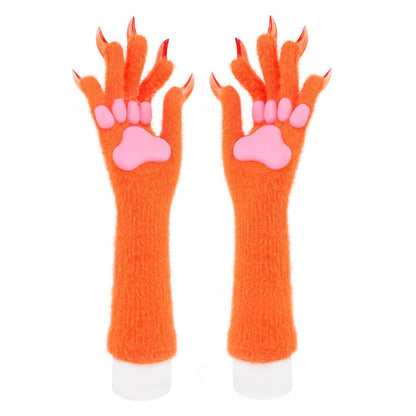 Halloween silicone meat mat with long gloves in a spooky design