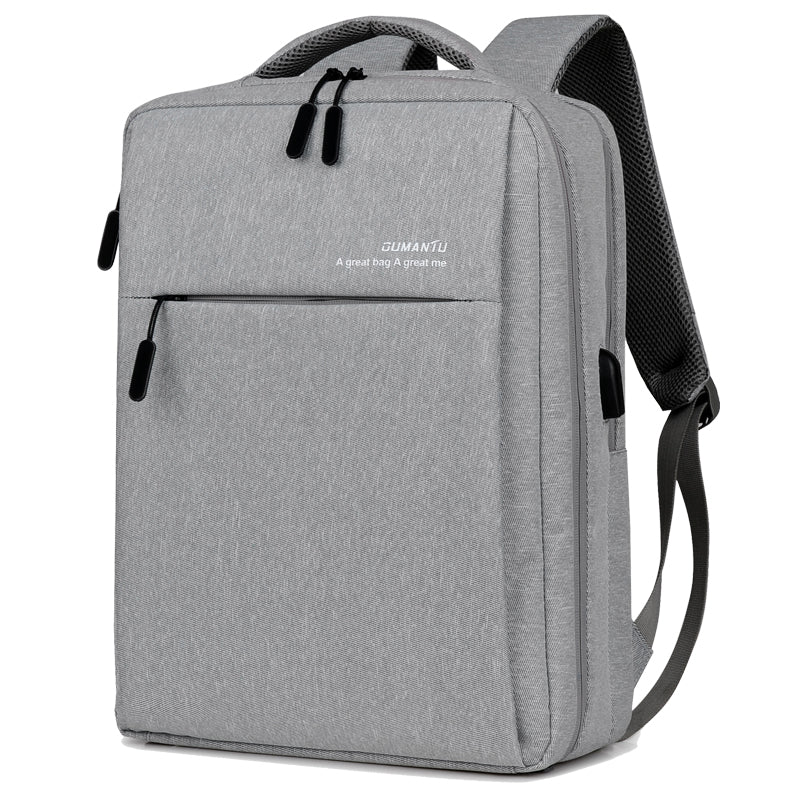 Waterproof shockproof rechargeable backpack laptop bag in a durable, modern design