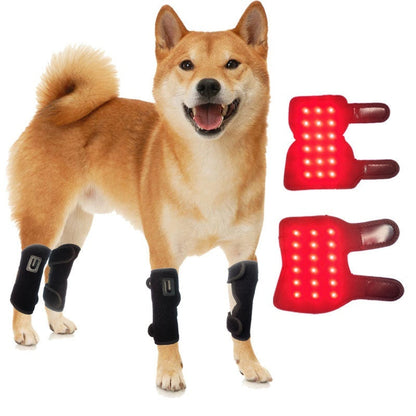 Pet four-leg red light therapy mat for calf heat therapy with LED infrared lights