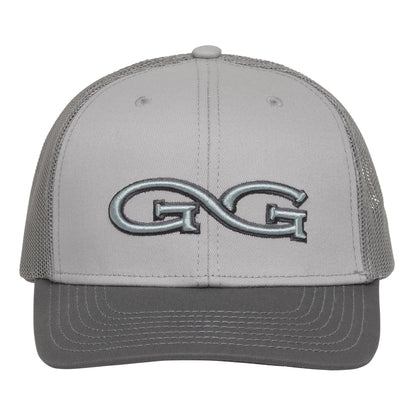 GameGuard Smoke Cap with Glacier meshback, stylish black mesh cap with adjustable snapback closure.