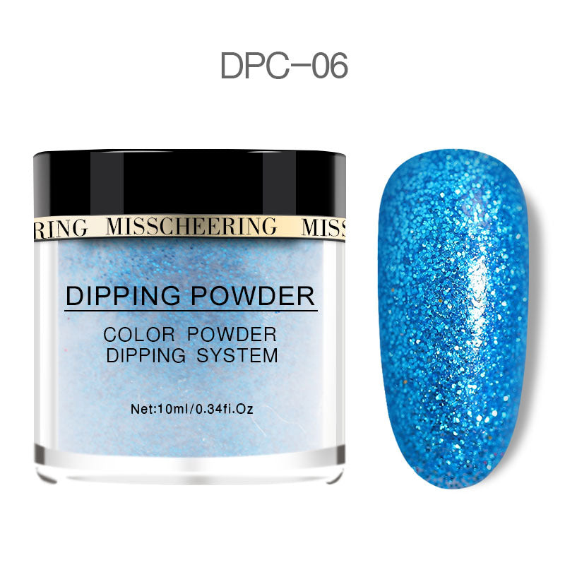 Laser glitter nail powder in shimmering multicolor finish by My Store