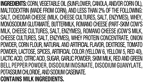 Doritos Nacho Cheese flavored tortilla chips in a 1-ounce pack, showing crispy, triangular chips with vibrant cheese seasoning.