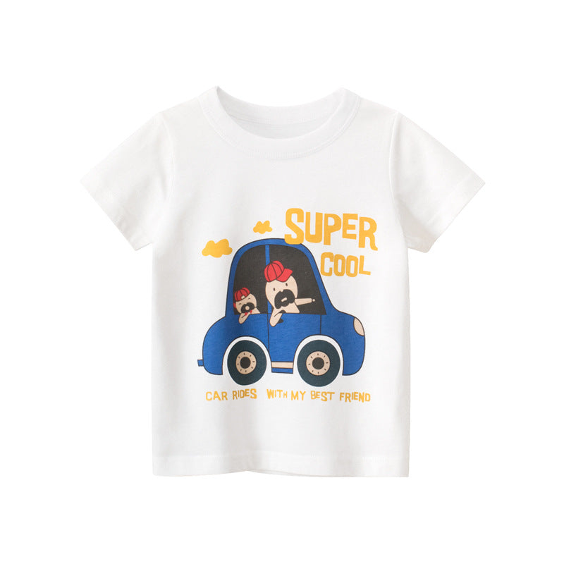 Short sleeve T-shirt by My Store, front view in a classic casual design