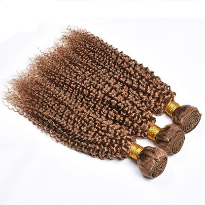 Kinky curly wave human hair by My Store, showing defined curls and a natural textured wave pattern